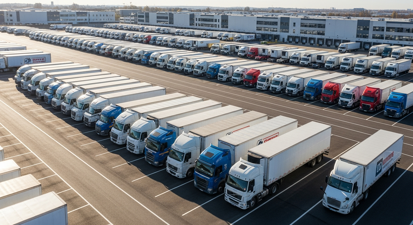 Reflow freight truck fleet yard